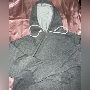 Target Wild Fable Grey Cropped Hoodie